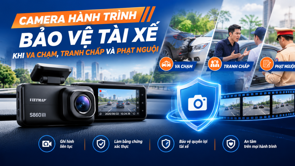 Camera Hành Trình Bảo Vệ Tài Xế Khi Va Chạm, Tranh Chấp Và Phạt Nguội