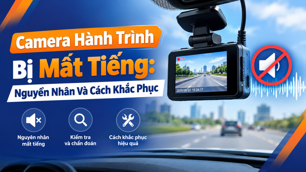 Camera Hành Trình Bị Mất Tiếng: Nguyên Nhân Và Cách Khắc Phục