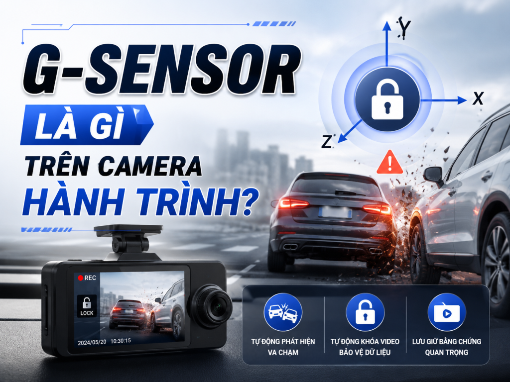 G-Sensor Là Gì Trên Camera Hành Trình?