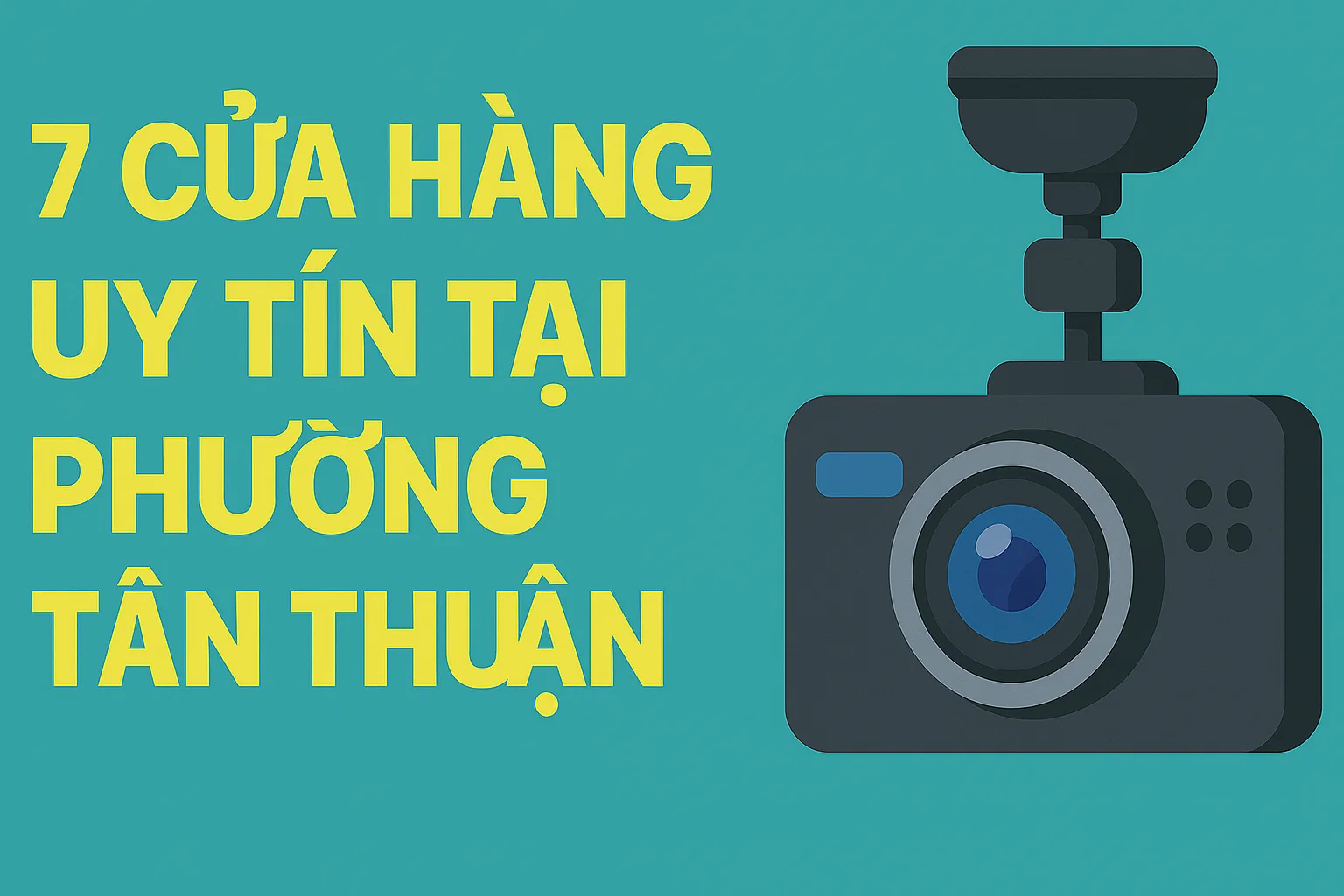 7 cửa hàng camera hành trình uy tín tại Phường Tân Thuận